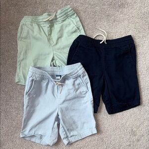 Old Navy Green and Blue Flat Front Shorts Casual Style